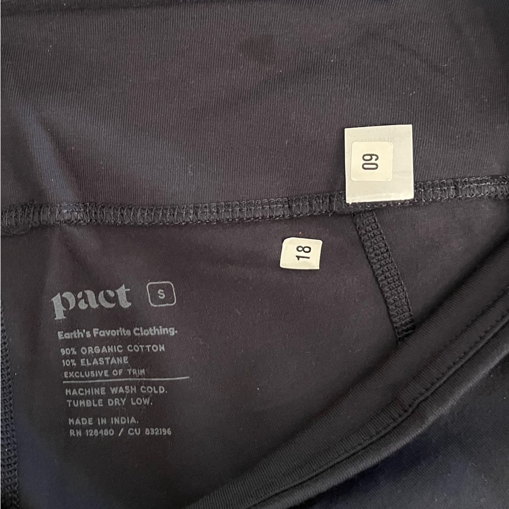 PACT pocket leggings - NWOT (Sm) - Picture 2 of 4